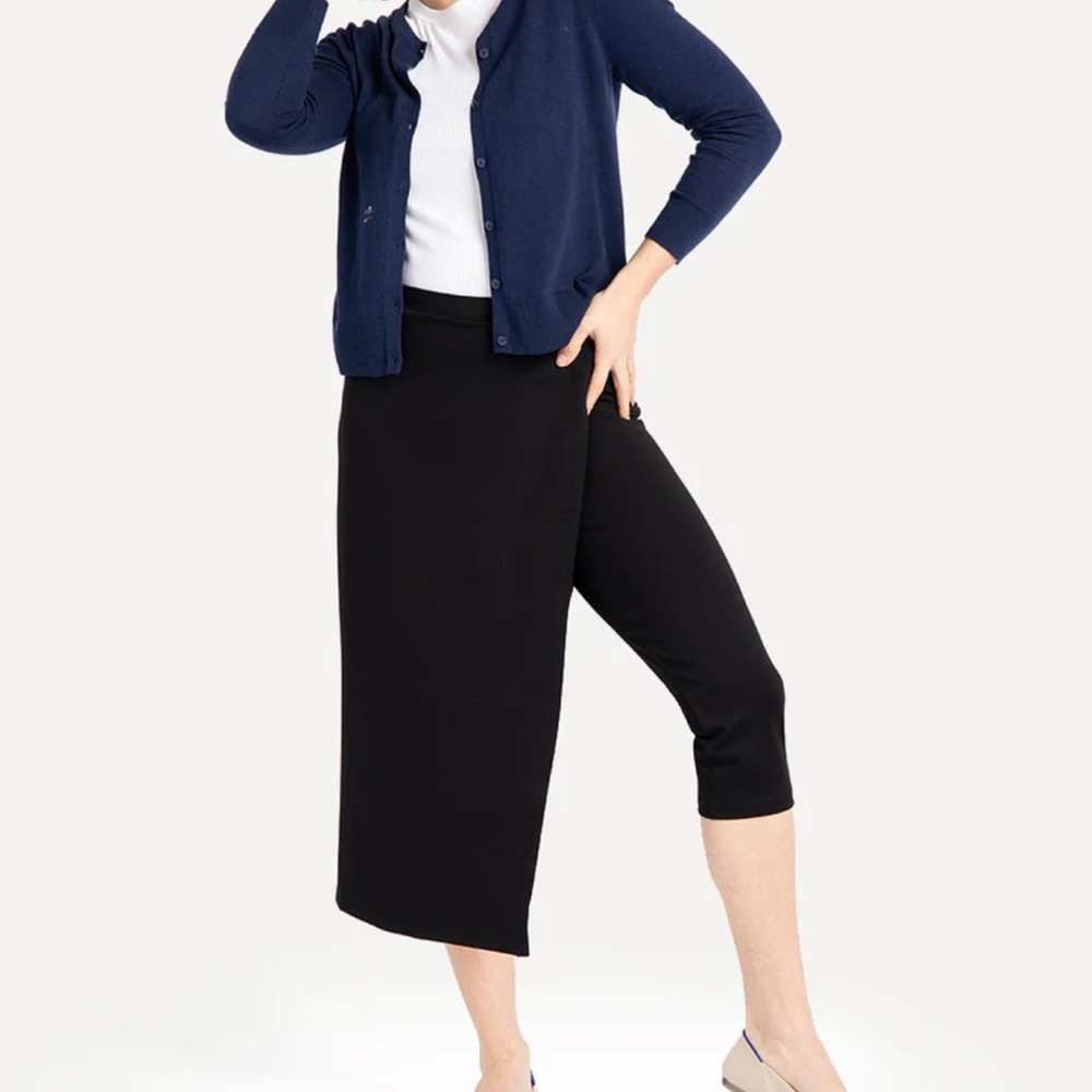 Betabrand The Sassiest Pant Yoga Dress Pant XL Black